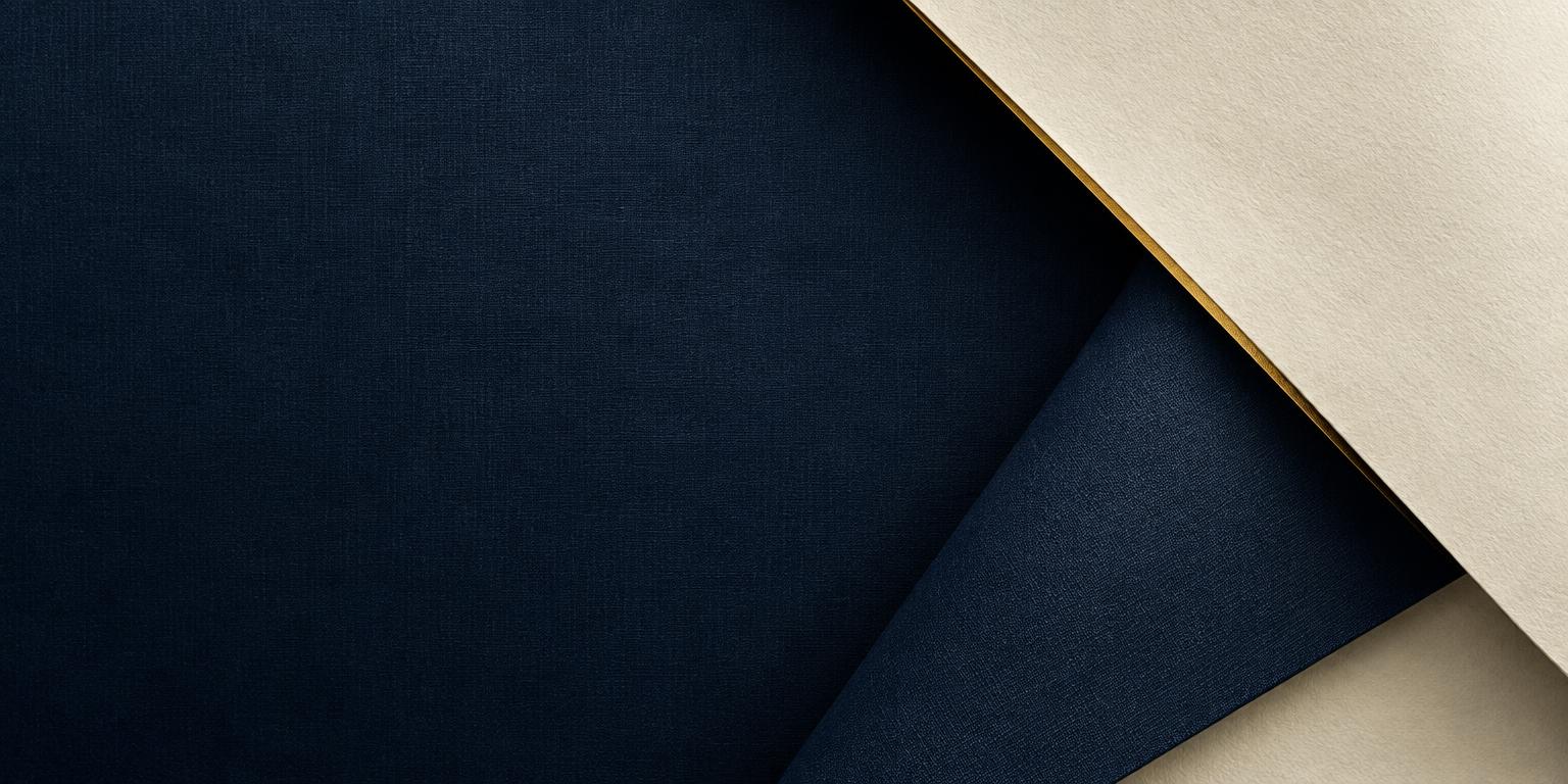 Structured folded navy and ivory planes